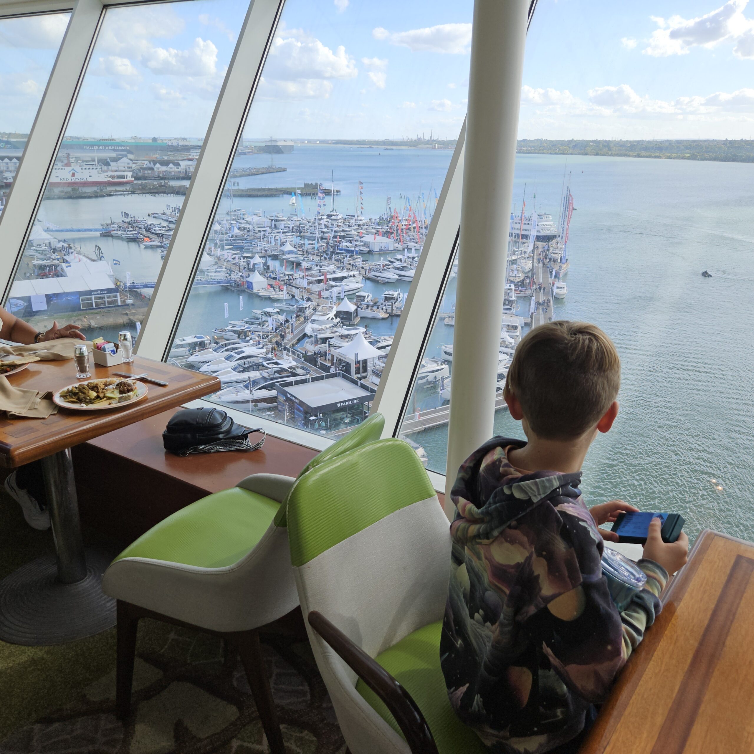 Southampton Boatshow from Royal Caribbean cruise Ship
